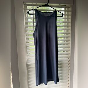 Dusty Blue Sweaty Betty Athletic Mesh Dress
